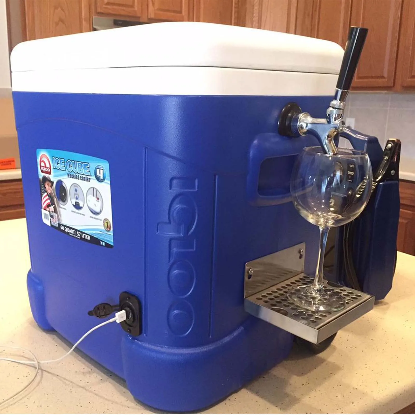 6 "حائط جبل البيرة بالتنقيط صينية لا استنزاف 304 الفولاذ المقاوم للصدأ 6" طول × 4.5 "W البيرة البطيخ مشروع البيرة #6