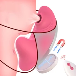 Female Clit Sucking Vibrator Wearable Remote Control Egg Vaginal Vacuum Stimulator 2 in 1 Adults Goods Sex Toys for Woman