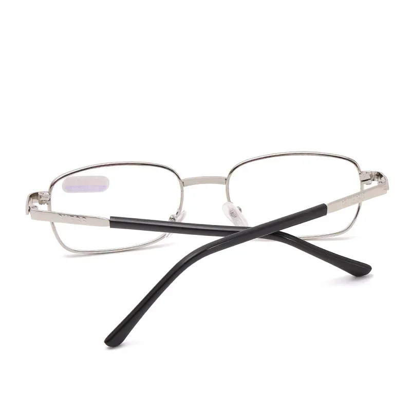 Real Glass Lens Reading Glasses Men Women Square Full Frame Presbyopic Glasses Anti-Scratch Diopter Eyewear +1.5 2.0 2.5