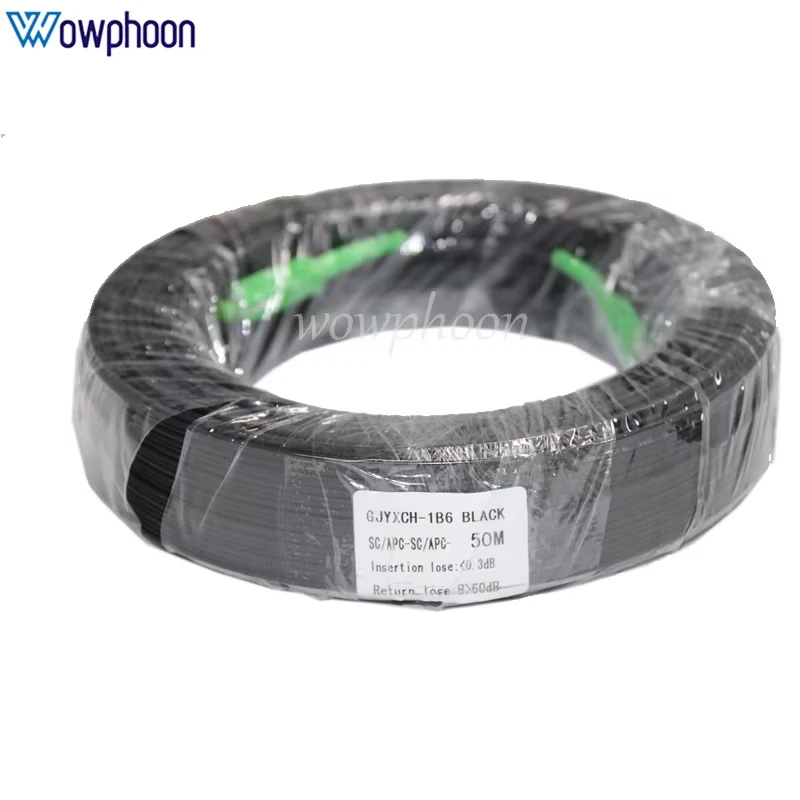 Singlemode Fiber Optic Patch Cord 3 Steel Wire 1 Fiber Core Simplex FTTH SC APC Outdoor Communication Network Equipment view 3
