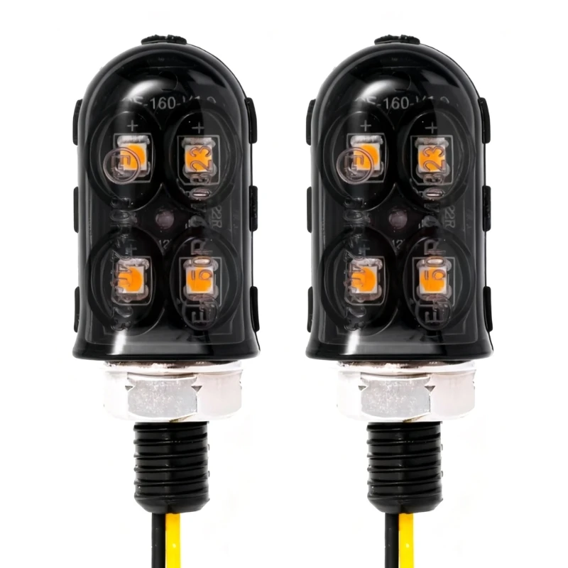 57BA 4 LED Motorcycle Lights Compact Design Vibration Proof for Motorbike