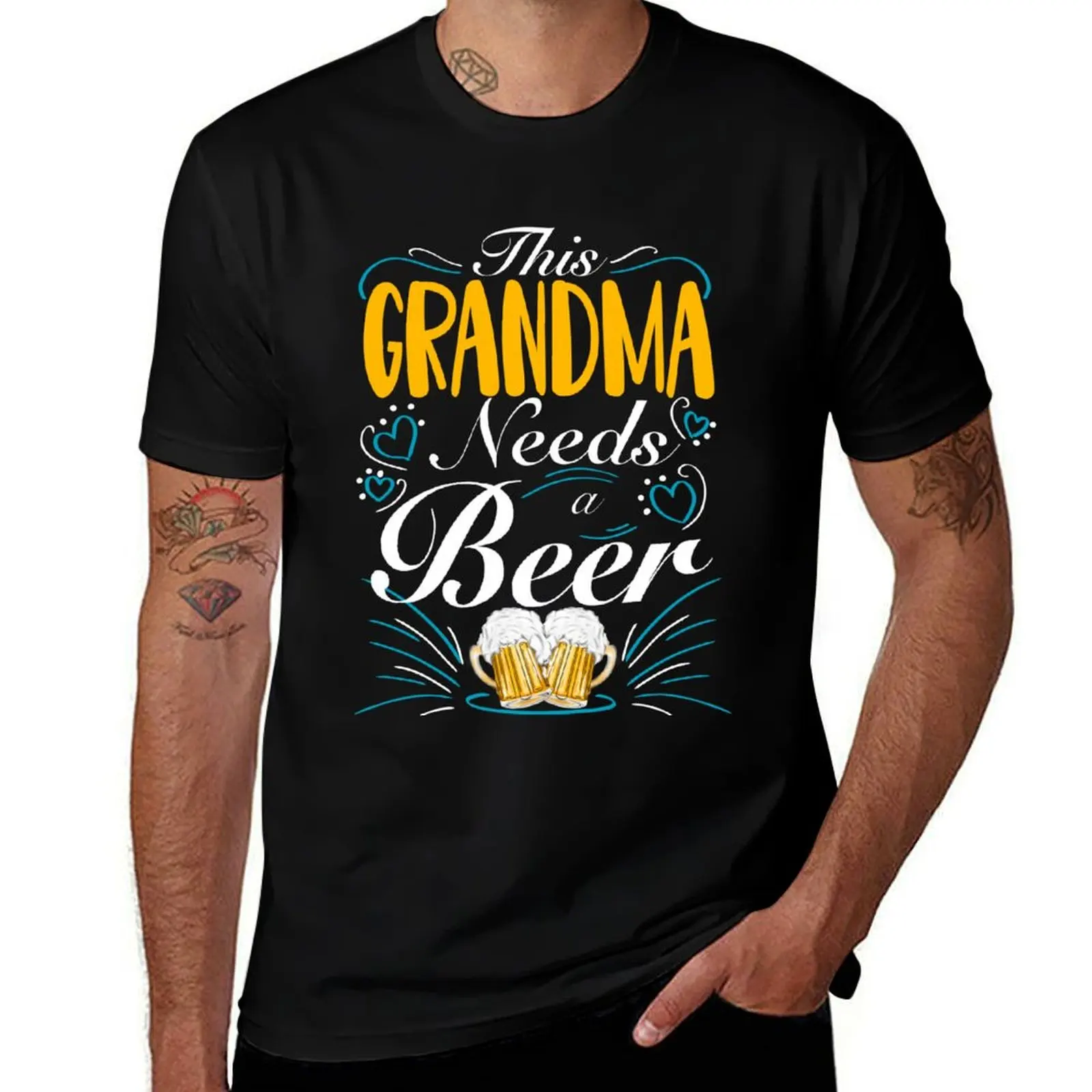

Grandma Needs a Beer, Grandma Loves Beer, Funny Beer Lover T-Shirt cute clothes essential t shirt designer t shirt men