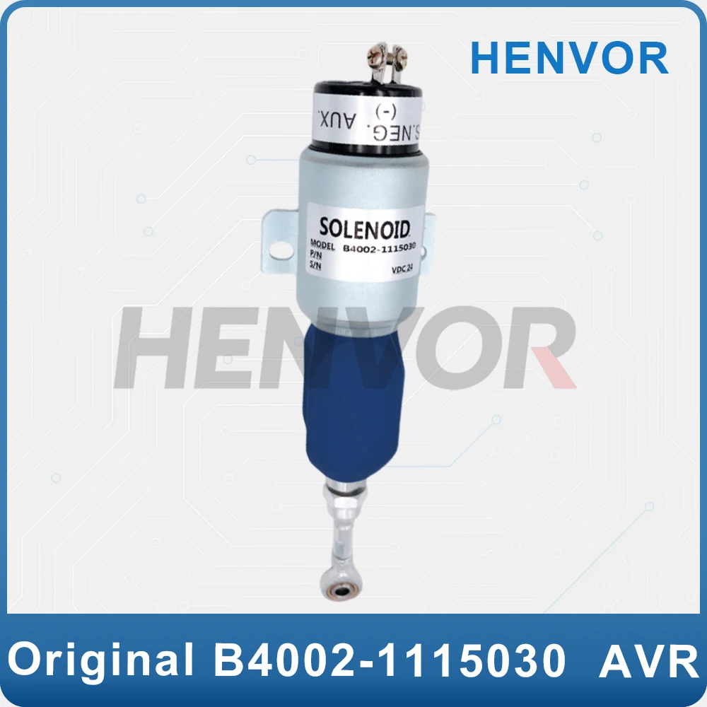 B4002-1115030 Excavator Flameout Solenoid Valve Suitable for PC78 Flameout Switch Oil Cut-Off Valve Reliable Durable Replacement