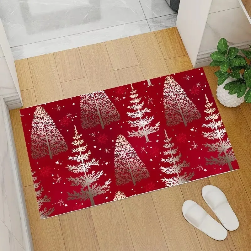 VIKAMA Orange Turkey Thanksgiving Door Mat Noise Reduction Non Slip Entryway Non Slip Backing Home Organization Home Decor