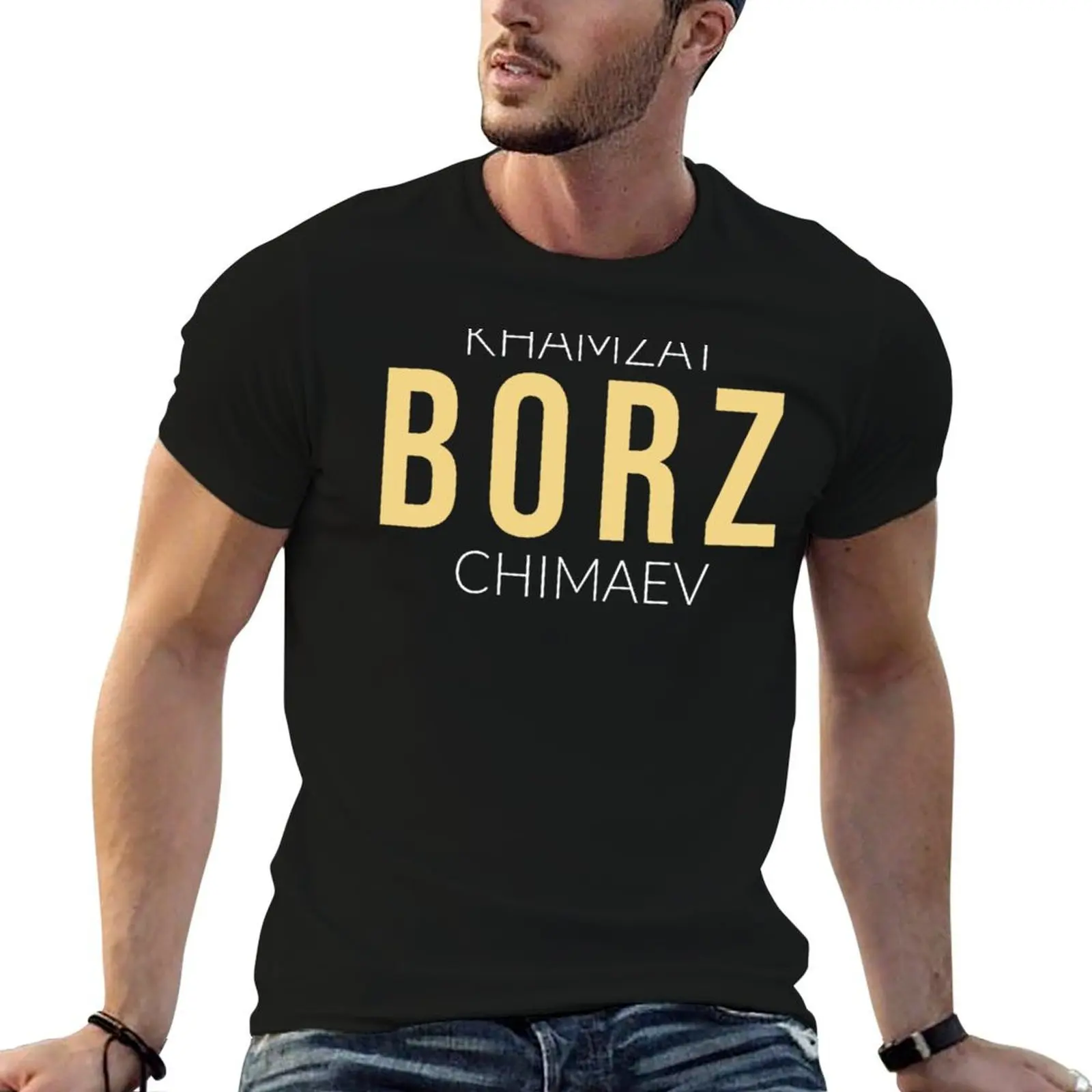 Футболка Chimaev - Khamzat Chimaev и Khamzat Chimaev MMA, повседневная футболка в уличном стиле с короткими рукавами