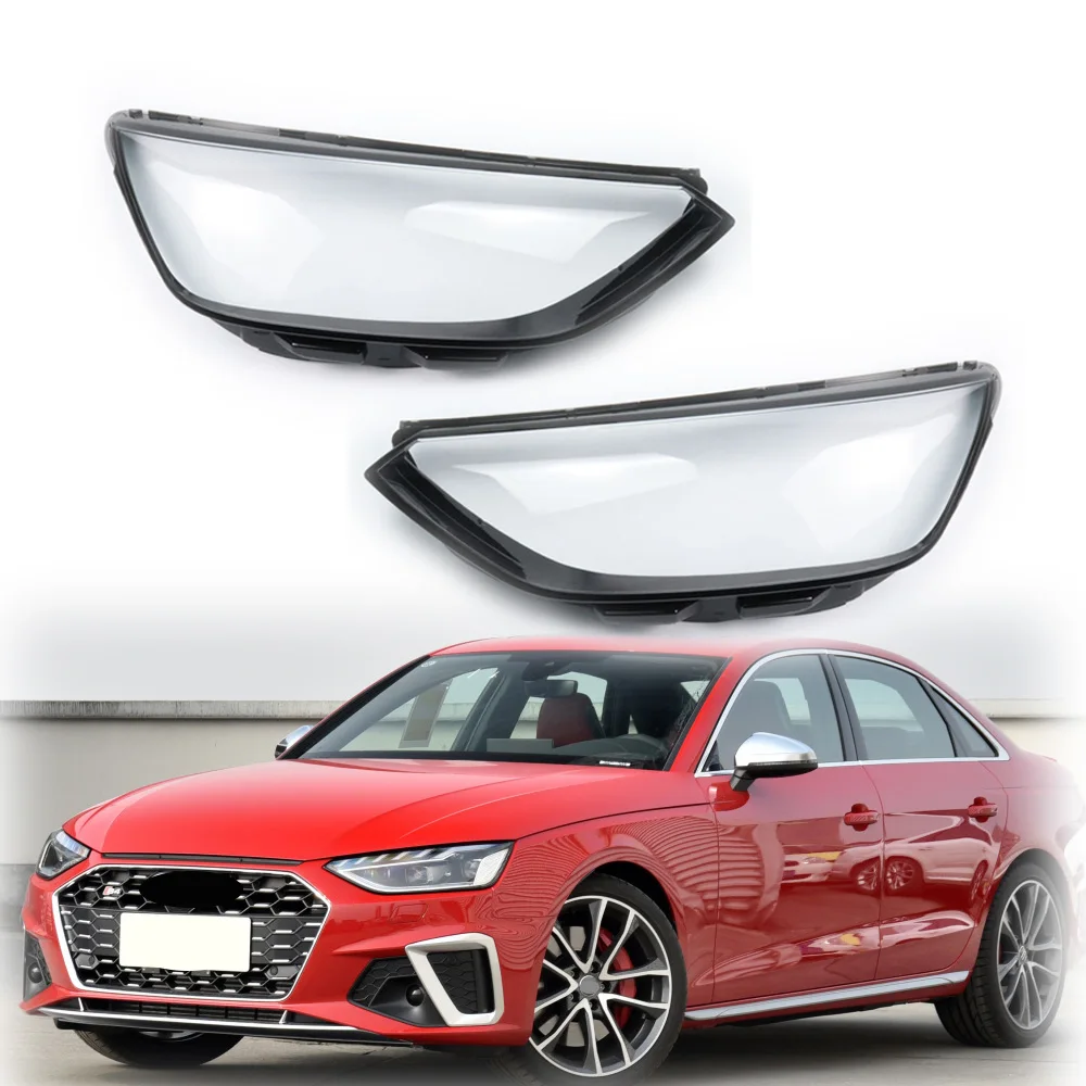 

For Audi A4 A4L/S4/RS4 B9PAB10 2020 2021 2022 2023 Car Headlight Lens Headlamp Transparent Cover Lampshade Lamp Shade Shell
