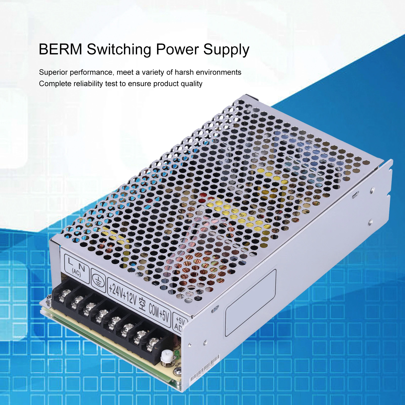 BERM Switching Power Supply 3 Groups Outputs Aluminum Alloy LED Light Driver T‑120D Power Supply Driver  Power Supply