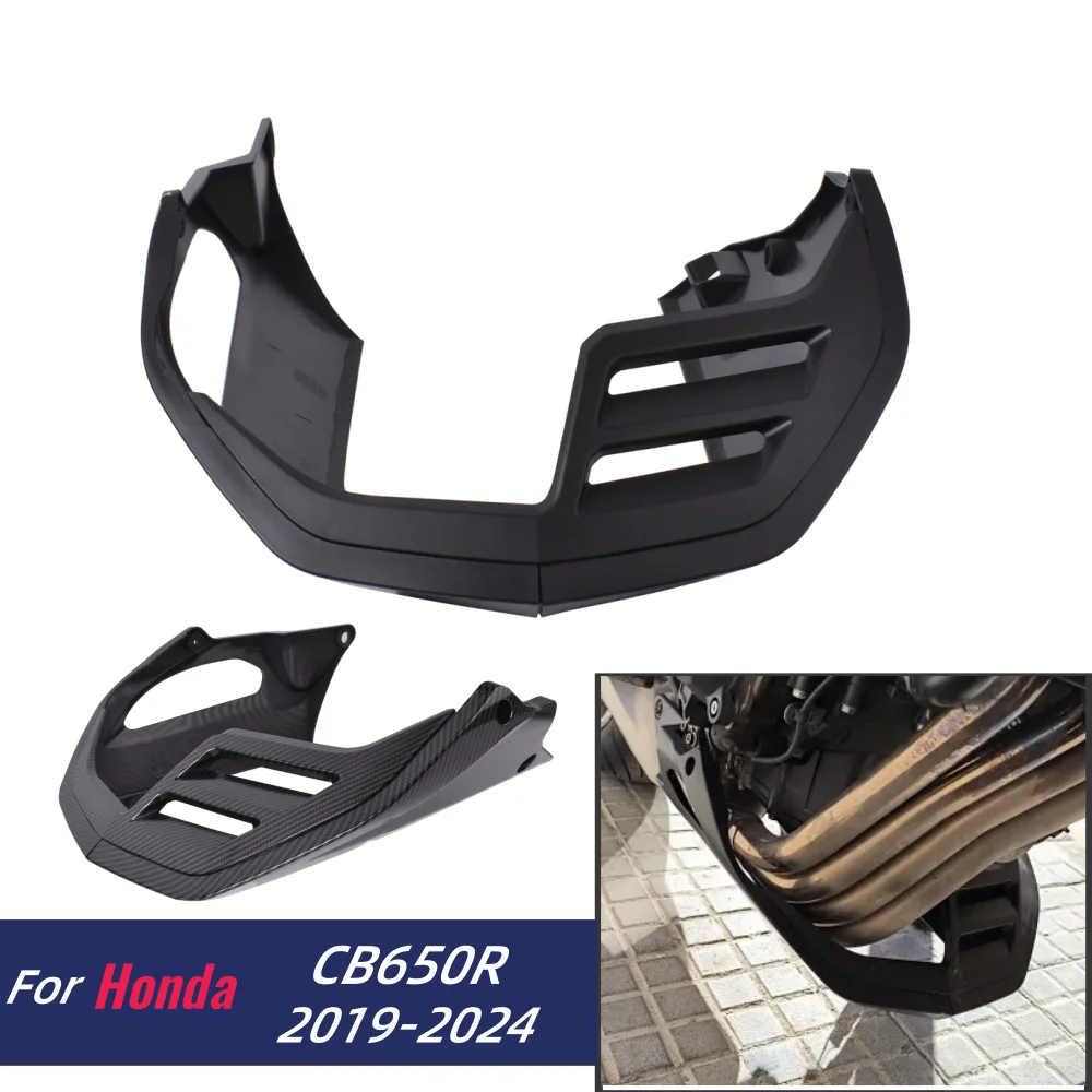 For Honda CB 650R 2019-2024 2023 CB650R Belly Pan Engine Chassis Spoiler Fairing Guard Cover Protector Motorcycle Accessories