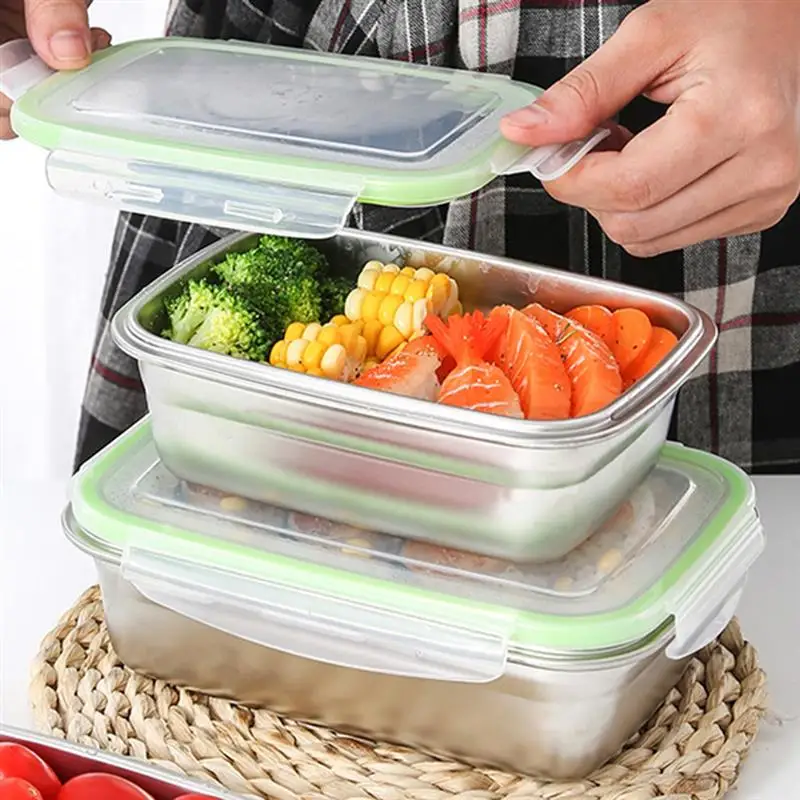 

Lunch Boxes Lunch Insulated Box Stainless Steel Lunch Box Seal Food Package Container For Worker Student Picnic