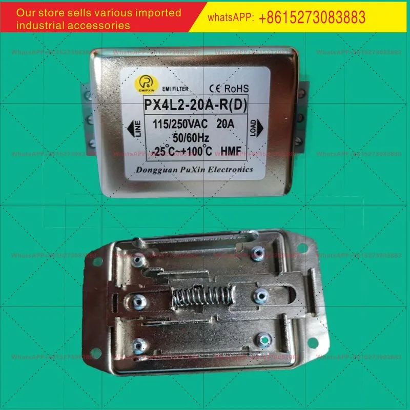 

Puxin Single-phase Switching Power Supply Filter PX4L2-20A-R(D) 115/250VAC Servo PLC Electric Cabinet