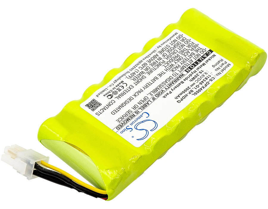 CS Replacement Battery for Dranetz HDPQ-Xplorer400,HDPQ-Xplorer,HDPQ-Guide,HDPQ-Visa PN:BP-HDPQ,118348-G1 2000mAh / 19.2Wh
