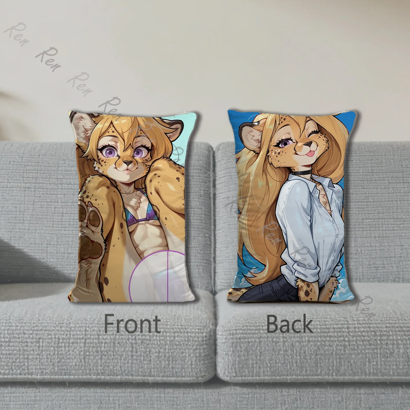 

Чехол для подушки Dakimakura с изображением аниме-девушки, двусторонний принт, 40x60 см
