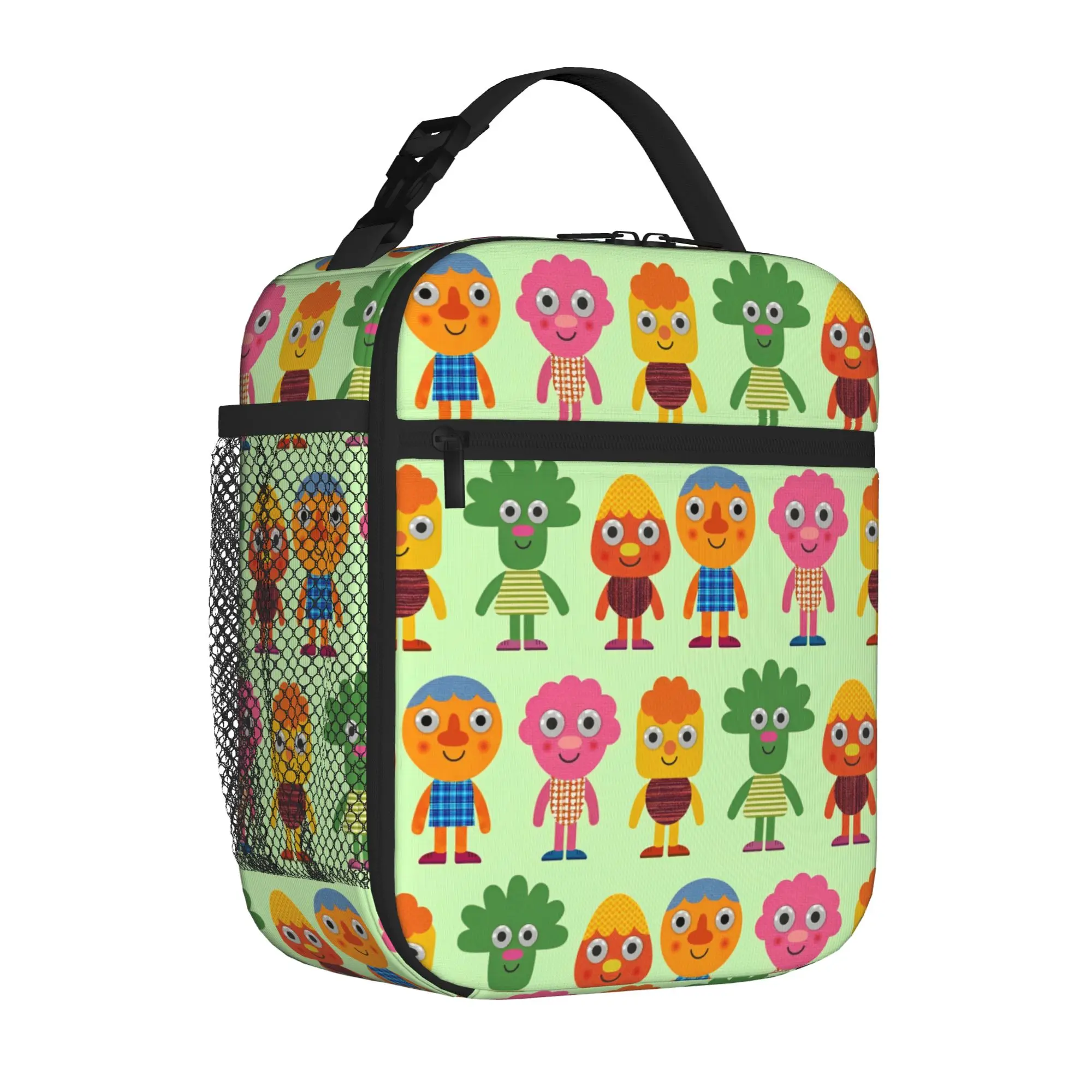 Noodle & Pals Micro Super Simple Insulated Lunch Bag Work Nursery Rhymes Songs Food Container Portable Thermal Cooler Lunch Box