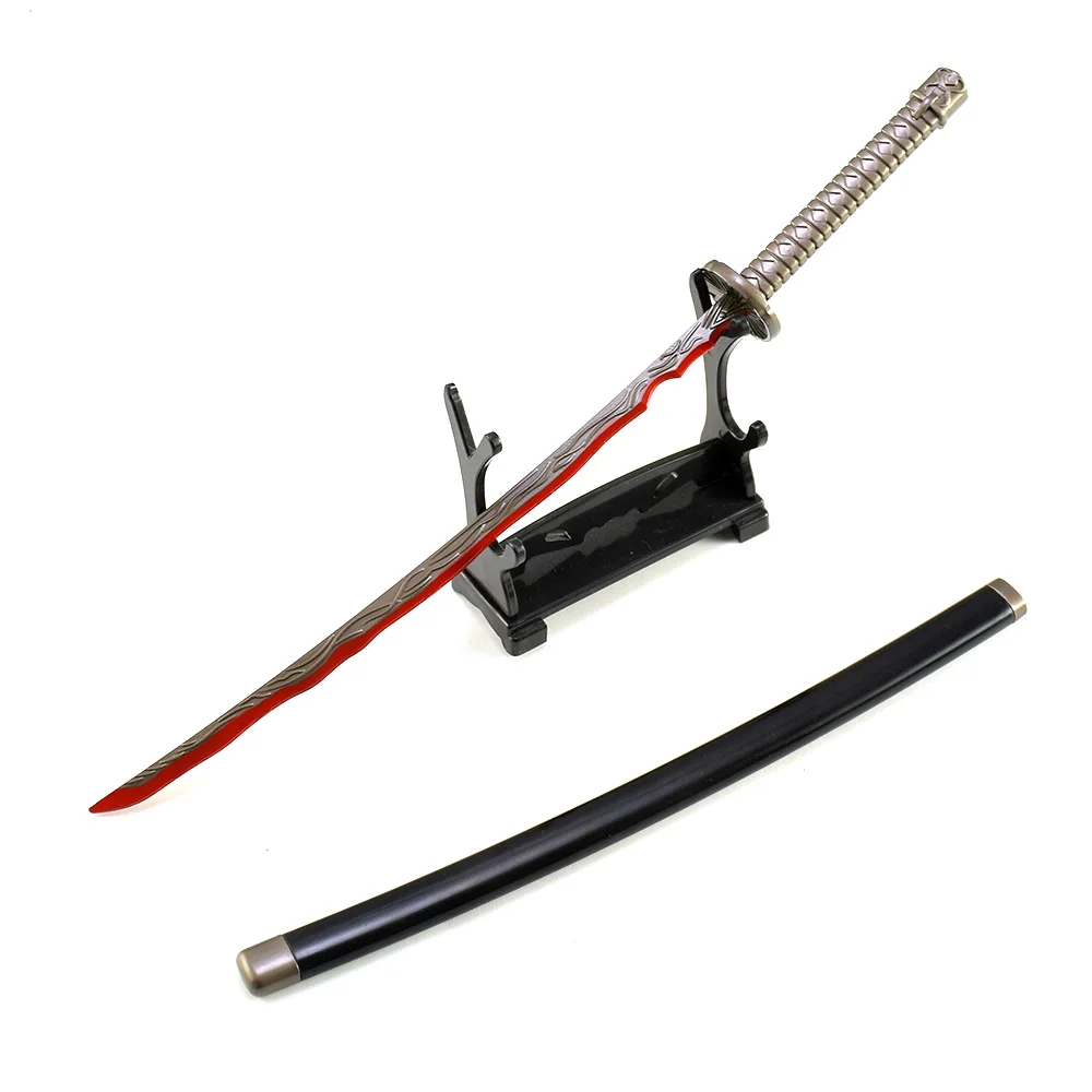 26 سنتيمتر/10.23in Eldenn لعبة الأجهزة الطرفية اليابانية Katanas سلاح معدني نموذج جبل الجثثات بحر الدم السيف سطح المكتب لعبة هدية #6