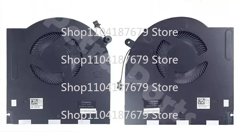 1pcs CPU GPU Cooling Fan For Alienware M17 R3 M17 R4 RTX Laptop 0H5TYJ 0CNV63