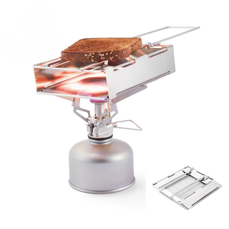 

Portable StoveTop Grill Net Mini Foldable Furnace Grill Rack Cooking Barbecue Toast Baking Holder Heating Bracket