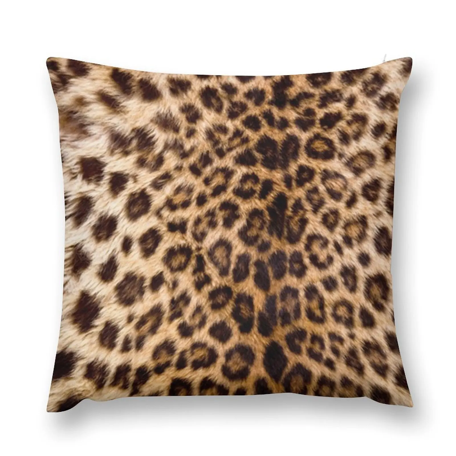 

Leopard Jaguar Cheetah Printed Faux Fur Realistic Image Throw Pillow Sofa Cover Pillowcase Cushion pillow