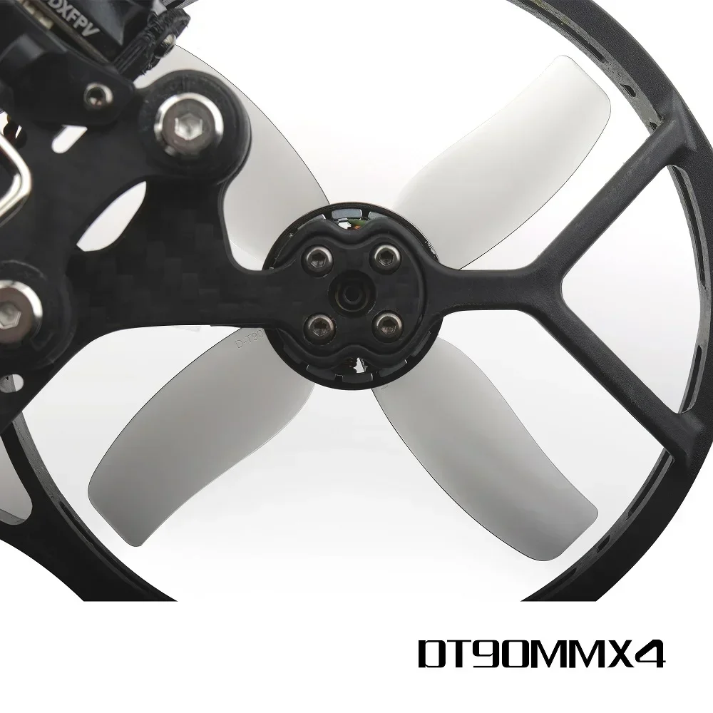 10Pairs HQProp DT90MMX4 3.5 Inch 90mm 4-Blade PC Propeller 2.9g for iFlight ProTek35 Cinewhoop FPV Drone Props