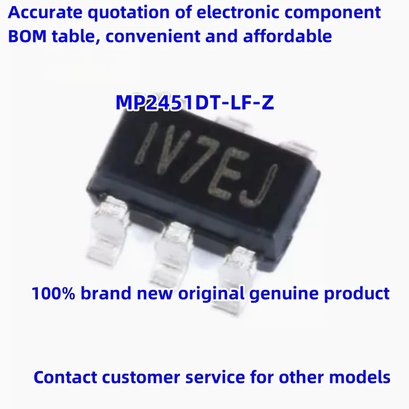 

Новая Оригинальная SMT MP2451DT-LF-Z трафаретная печать: IV7EJ SOT23-6 понижающий конвертер DC-DC chip