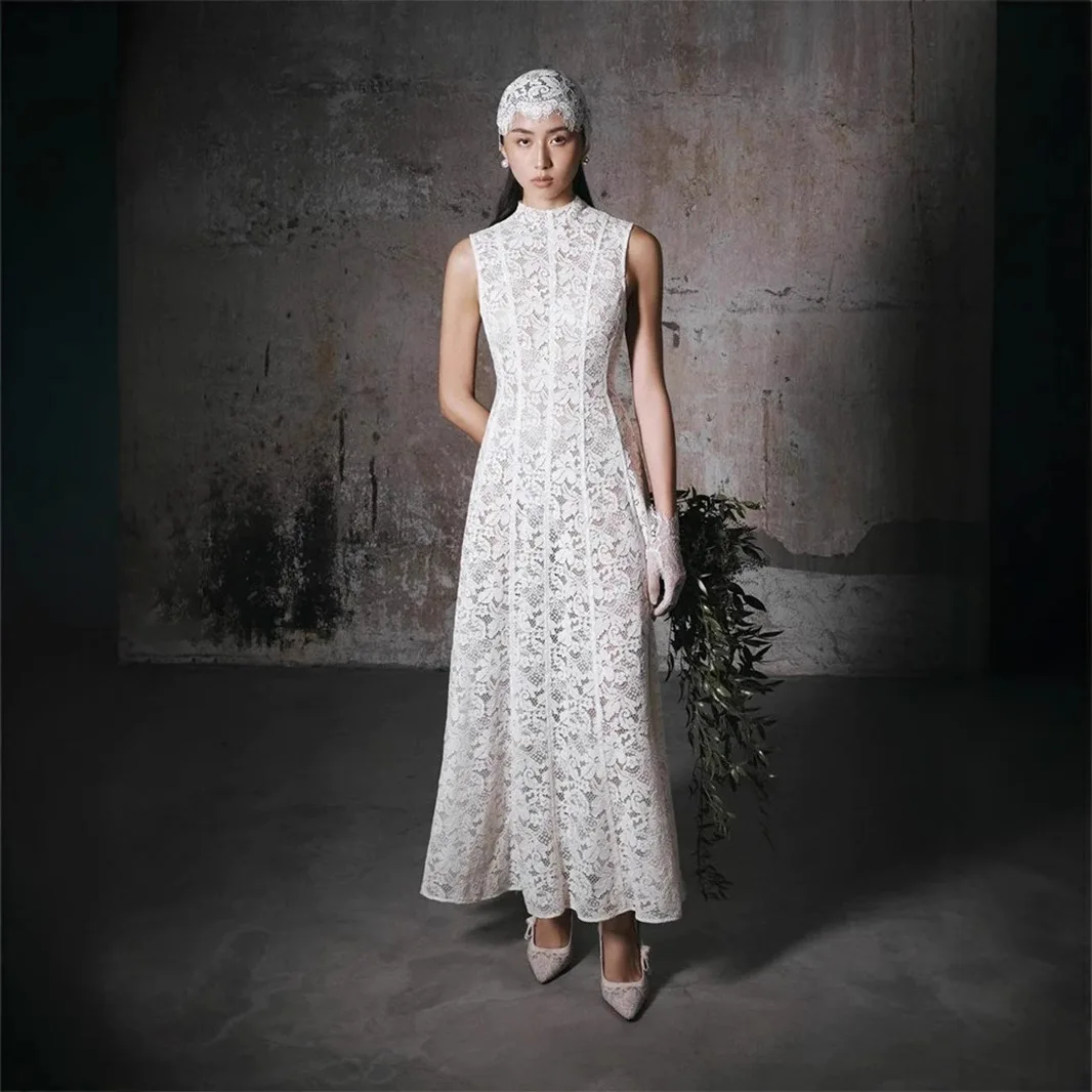 

Ele Lace Svel Fitted Wedding Dr Photoaphy Gown Long Skirt Design Fairy T White Design High Waist Polyester ...