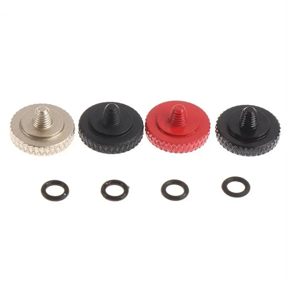 Concave Shutter Release Button Knurling Design Copper Camera Shutter Button O-ring SLR DSLR Camera Triggers