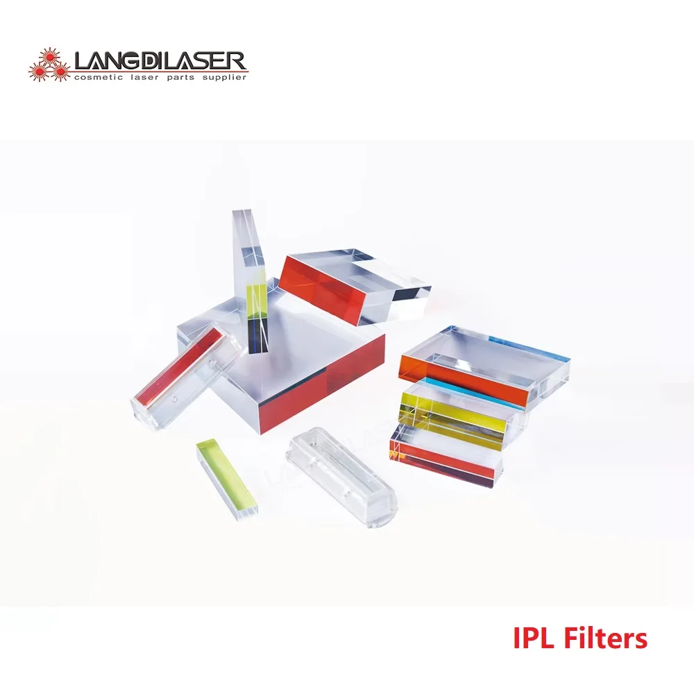 Spot size : 50*10mm IPL Filter Crystal  / Can Be Any Wavelength / Any Height / Any Material