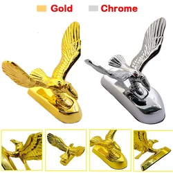 Garde-boue avant en métal 3D pour moto, tête d'aigle, ornement de garde-boue de scooter, autocollant de voiture pour Yamaha, Kawasaki, DucSauHarley, Chopper, 1PC
