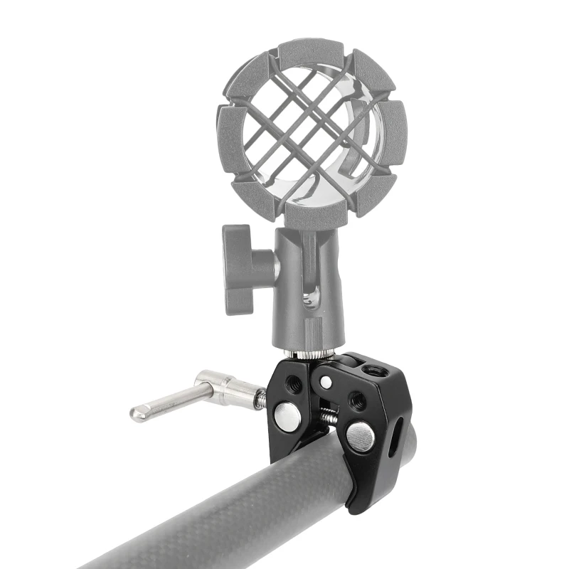 Hdrig Super Crab Clamp mit 5/8 "-27 Gewinde adapter für Mikrofone (2er Pack)