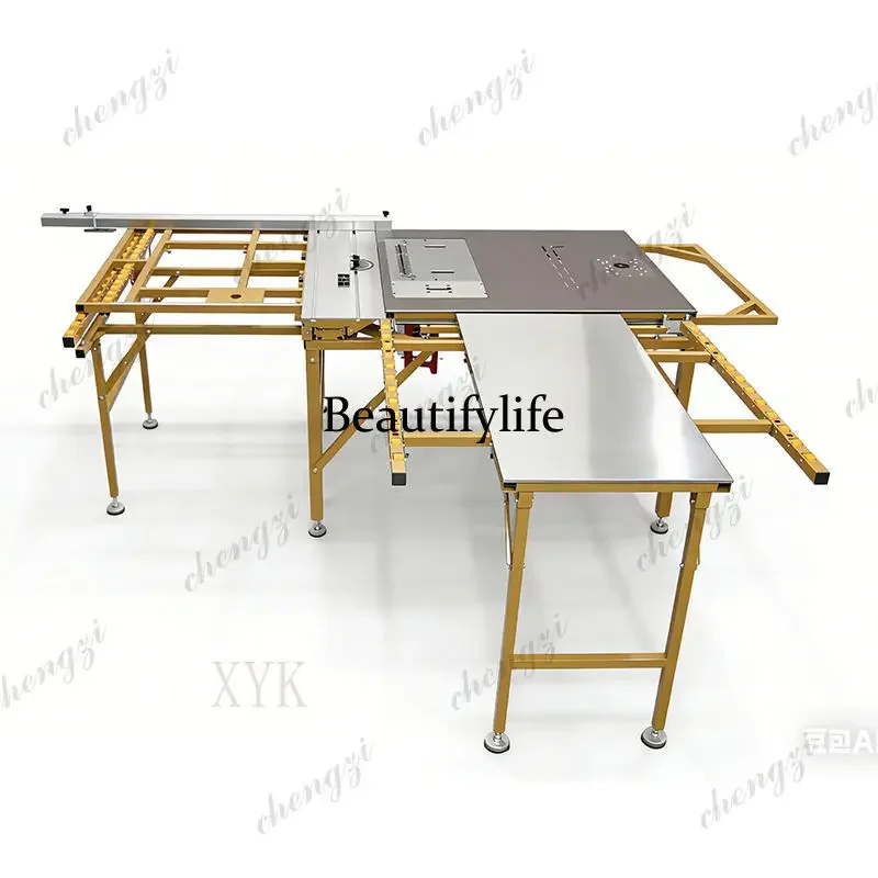 HR 680 New No Stoop Saw Bench With Sliding Fence Special  Large Panel Cutting In Professional Woodworking Factory Production Jo