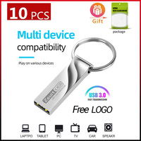 Zsuit 10pcs Wholesale 16GB 8GB USB Flash Drive 64GB Key Memory Stick 4GB Waterproof Pendrive for Storage Backup Free Logo U Disk