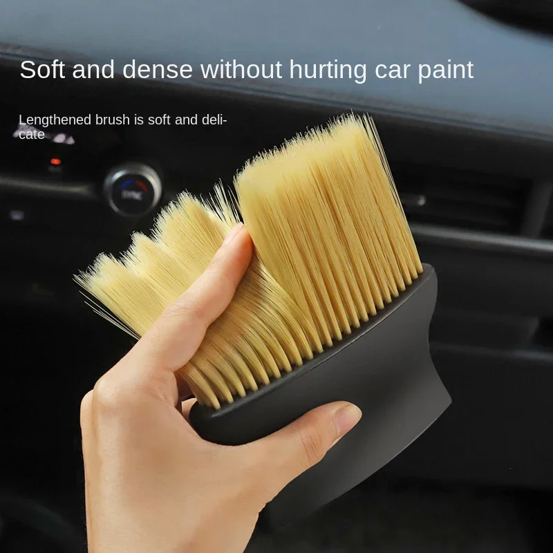 

Car All Products Dusting Brush Air Conditioning Outlet Interior Fine Seam Dust Clean Soft Bristle Brush Dust Removal Gadget