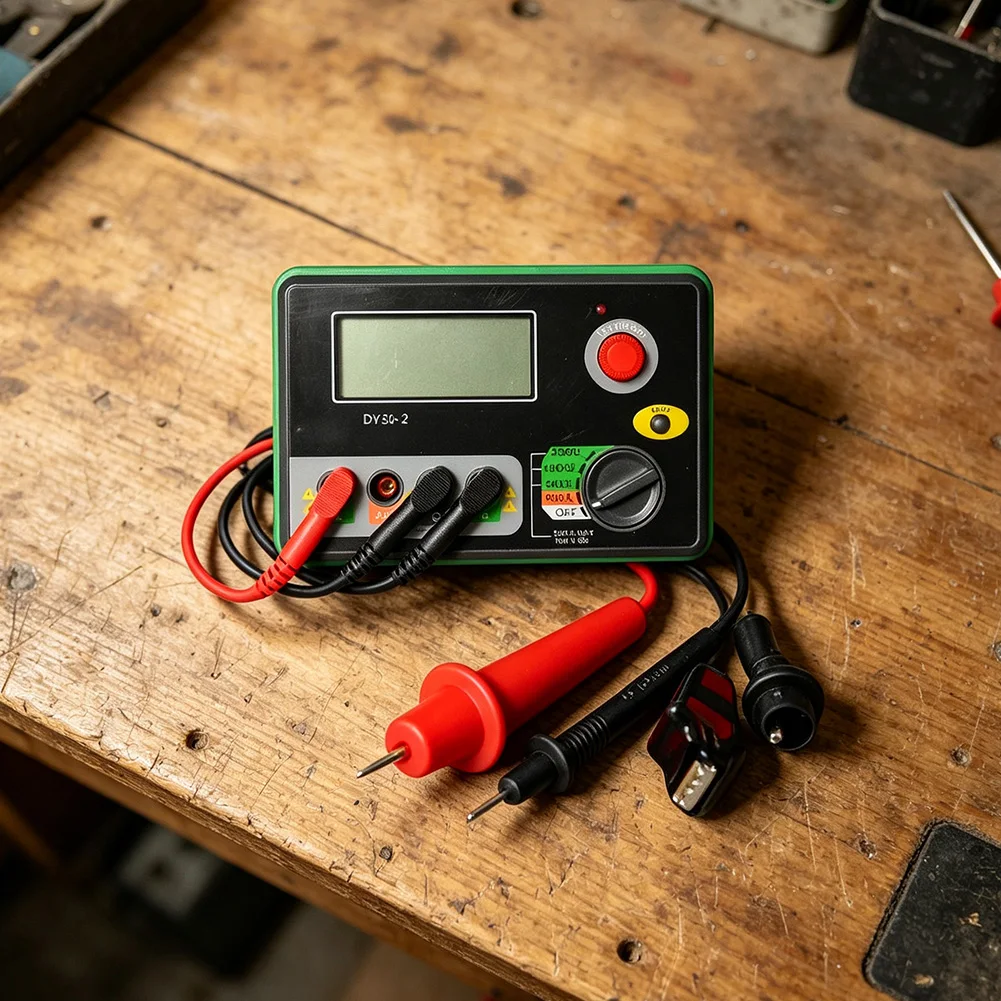 DY30-2 Digital Insulation Resistance Tester 500V 1000V 2500V Megohmmeter 0.01-20G Ohm For Automotive Electrical System Repair To