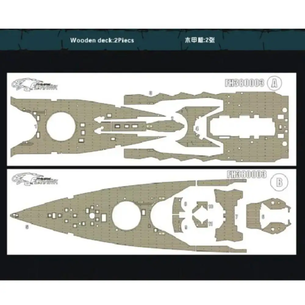Flyhawk FH380003 1/350 Skala IJN Nagato untuk Edisi Medali Emas Fujimi kualitas terbaik