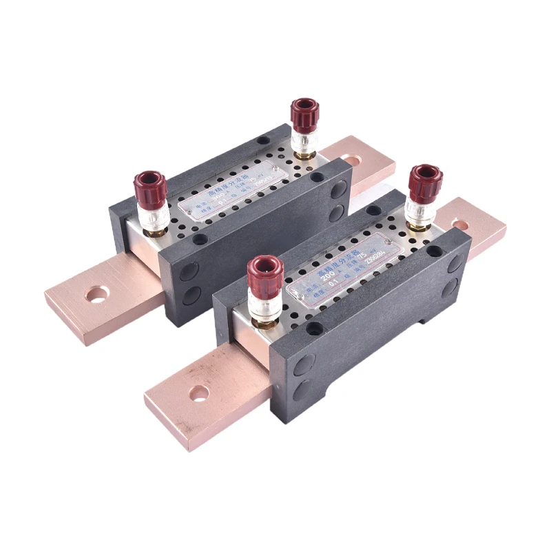 High Accuracy  Shunt 150A 250A 300A 500A  0.1% Class Level  Red CopperPrecision Metering Laboratory Specific DC Shunt Resistor