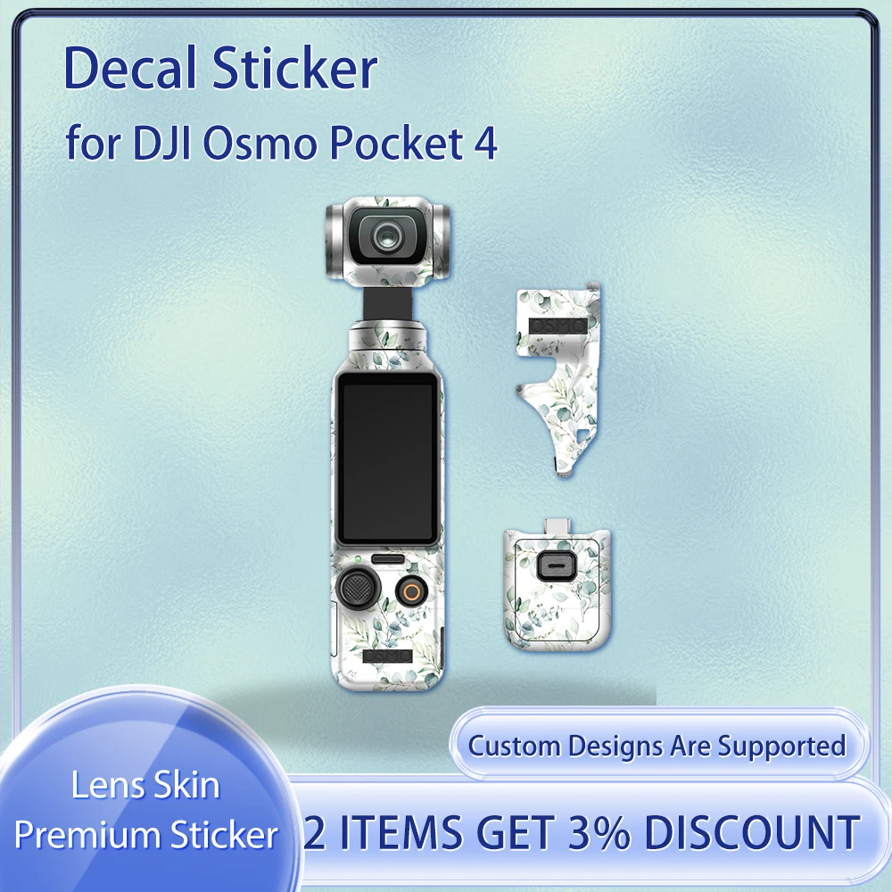 dji-osmo-pocket-4用-フルボディラップカメラデカールスキン-プレミアム保護フィルム-アクションカメラスキンカバー-ステッカーデカール
