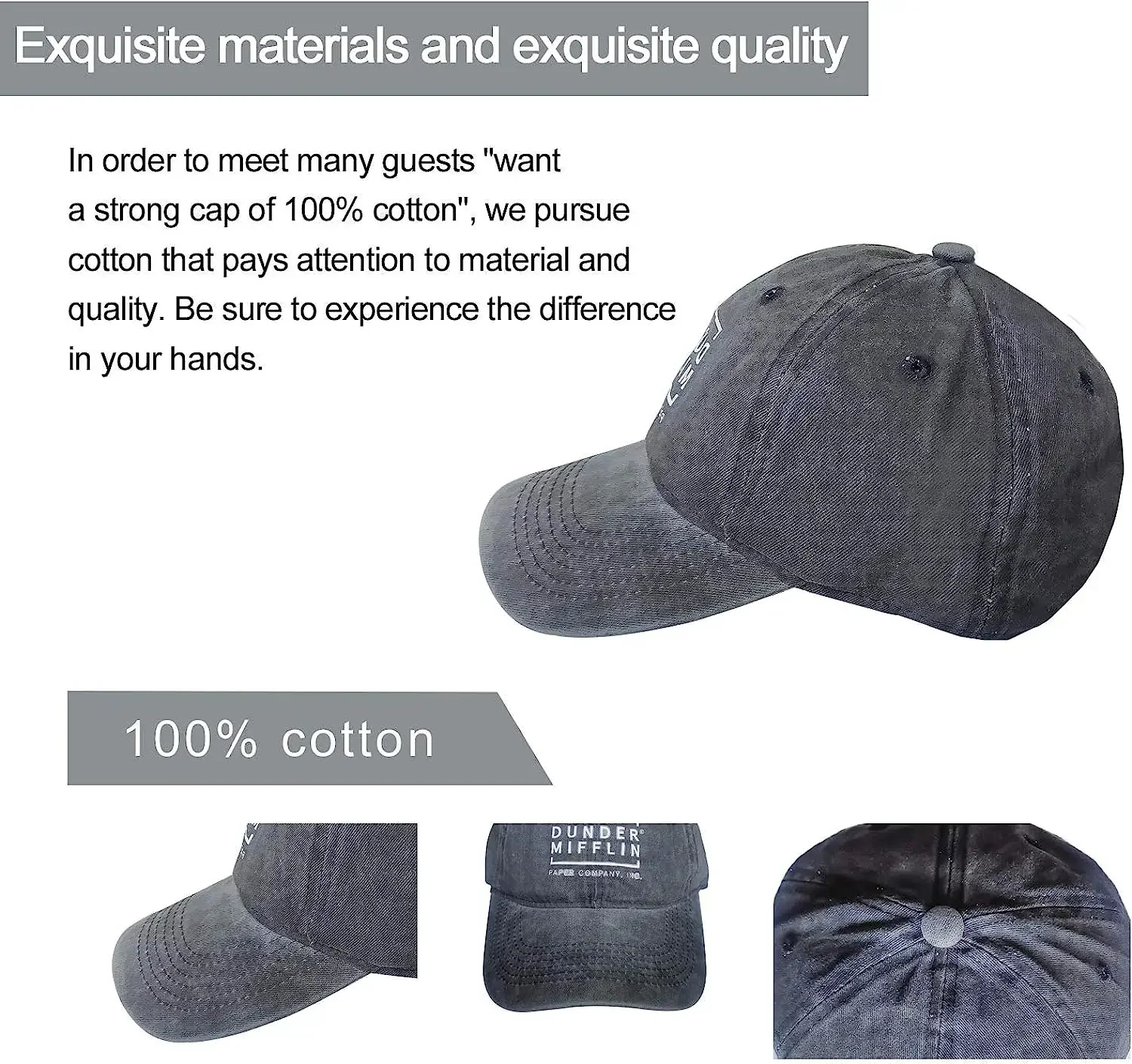 Topi Baseball Denim kasual mode populer topi ayah Baseball lucu topi olahraga ukuran dapat disesuaikan klasik untuk wanita pria hadiah perjalanan