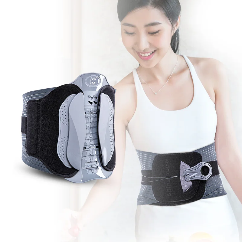 Decompression Lumbar Physiotherapy  Pain Relief Lower Back Handy Air Pump Physical Vertical Traction Belt