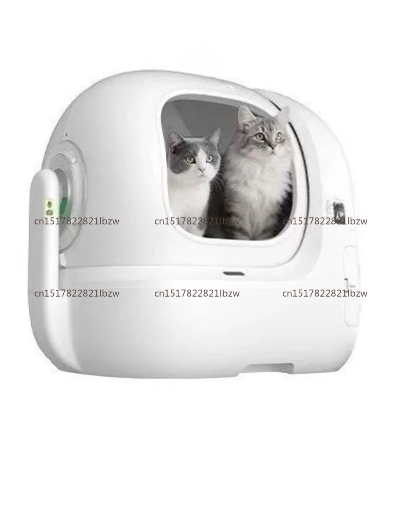 Artificial intelligence trash can Smart cat toilet Automatic trash can with camera