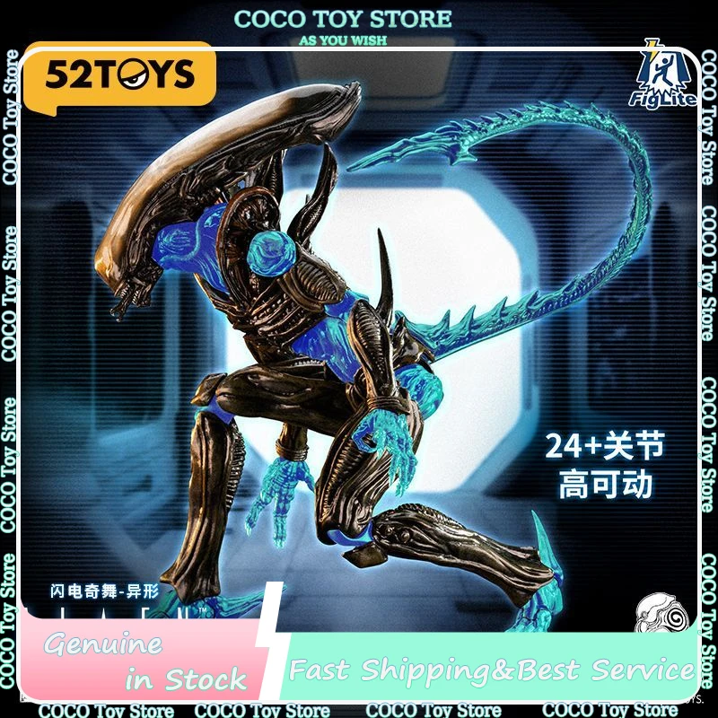 

Genuine In Stock 52toys Alien Anime Figure Xenomorph18cm Action Figures Movable Toy Room Ornament Decor Birthday Gift Toys