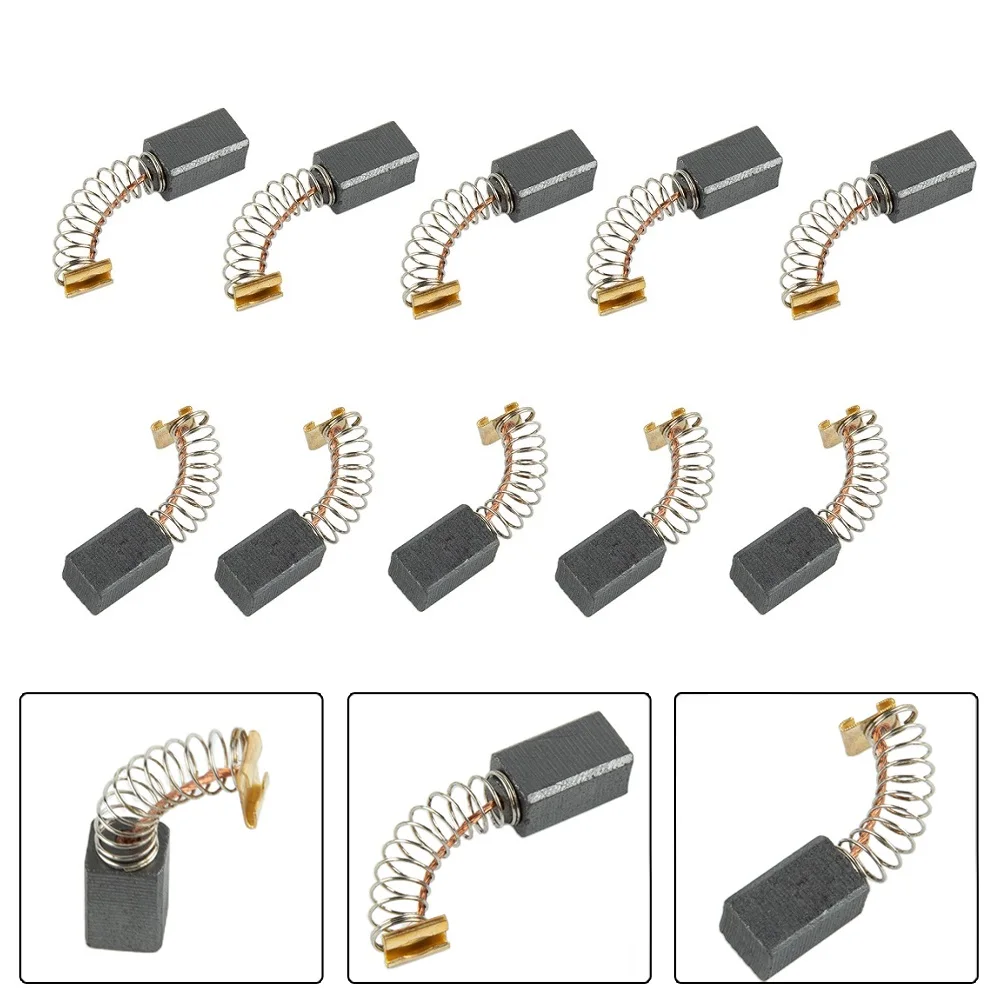 /10pcs /Motor /Carbon Brushes 13.5x7.5x6.5mm For DH24PX DH24PC3 DH24PB DH24PF DH26PX SDS Hammer Drill Parts 999041