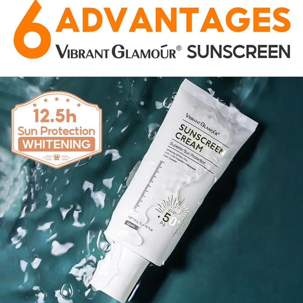 

Whitening Sunscreen SPF 50 UV Protective Long Lasting Anti Skin Body Cream Face Sun Sun Moisturizing Sunscreens Protection Y5Z0