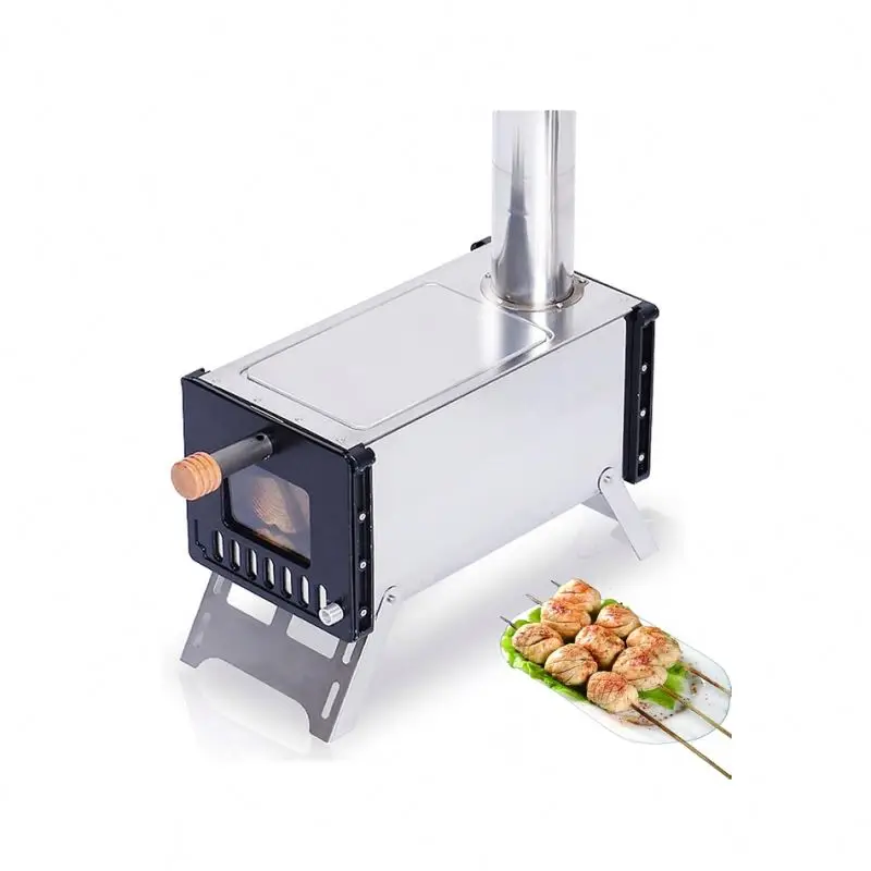 2023 Newest Product Portable Bbq Grill Camping Stove Portable New Hot Indoor Wood Burning Stove