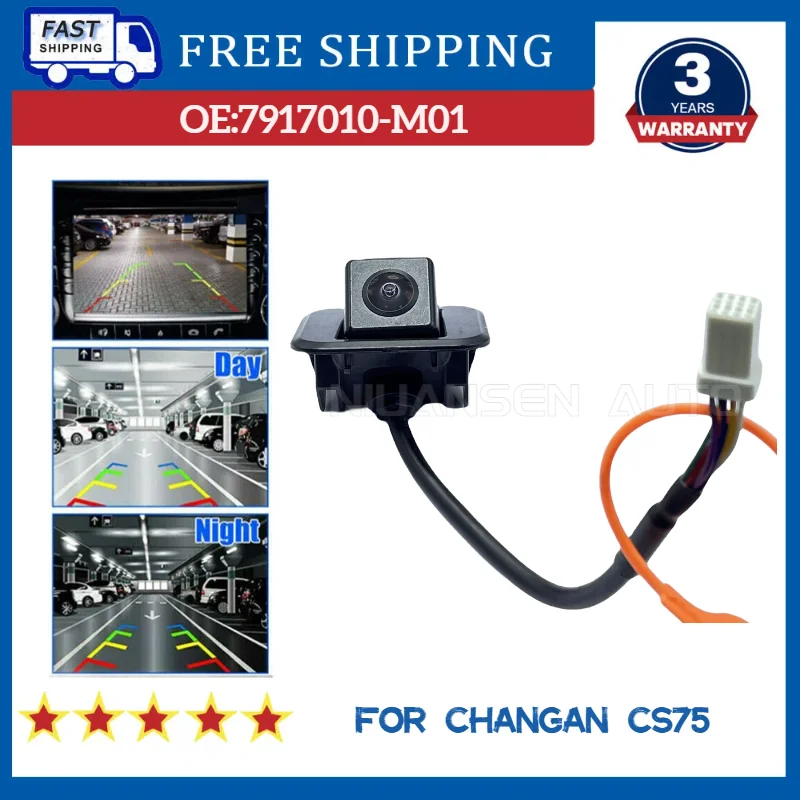 7917010-M01 For Changan CS75 Raeton Car accessories Original Rear Camera Backup Camera Reverse Camera 7917010M01