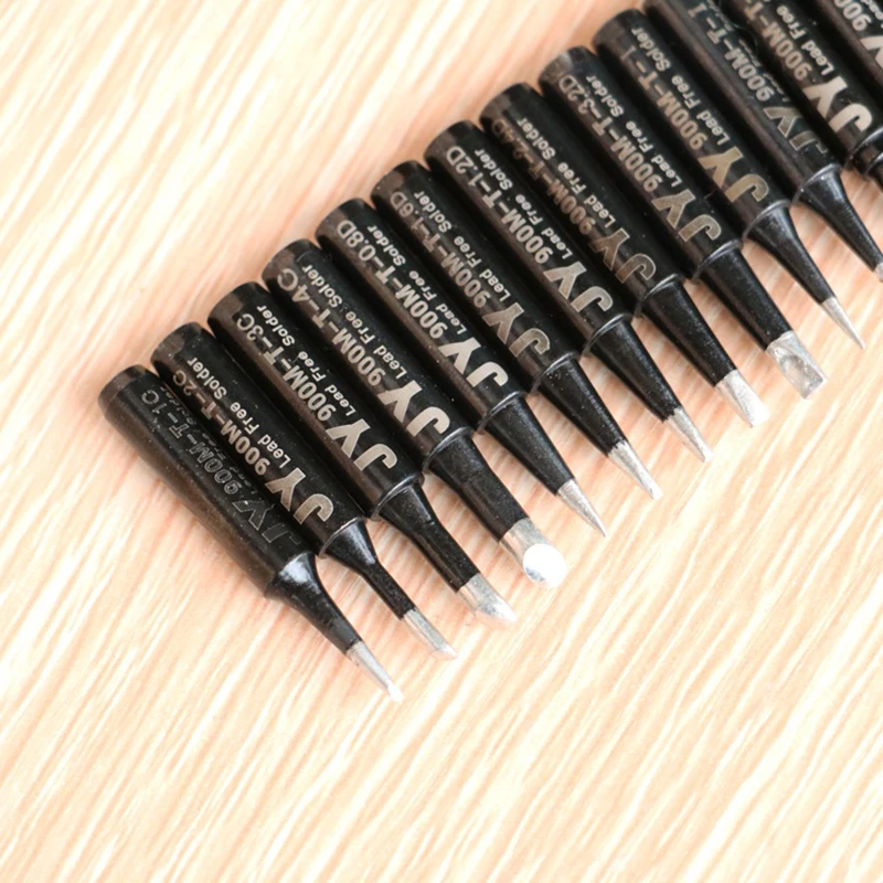 JY – pointes de fer à souder noires sans plomb, 900M-T-K pour Hakko 936 Fx888/888D SAIKE 909D/852 CXG 936d, 1 pièce
