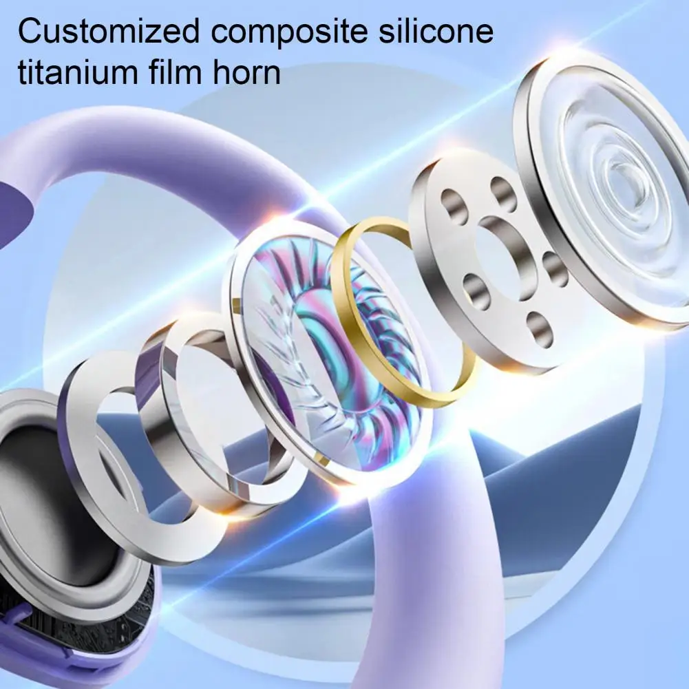 หูฟัง Ipx5 หูฟังไร้สายบลูทูธคุณภาพสูงพร้อมการออกแบบตามหลักสรีรศาสตร์ Ipx5 กันน้ํา 3d สําหรับเพลงสําหรับ Active