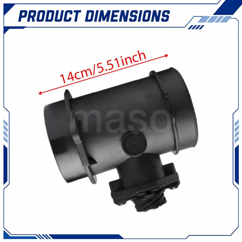 1pc Black 4pins Air Flow Meter Assembly For Mercedes-Benz W202 C280 C36 W124 E280 E320 R129 SL320 W140 0280217500 0280217501