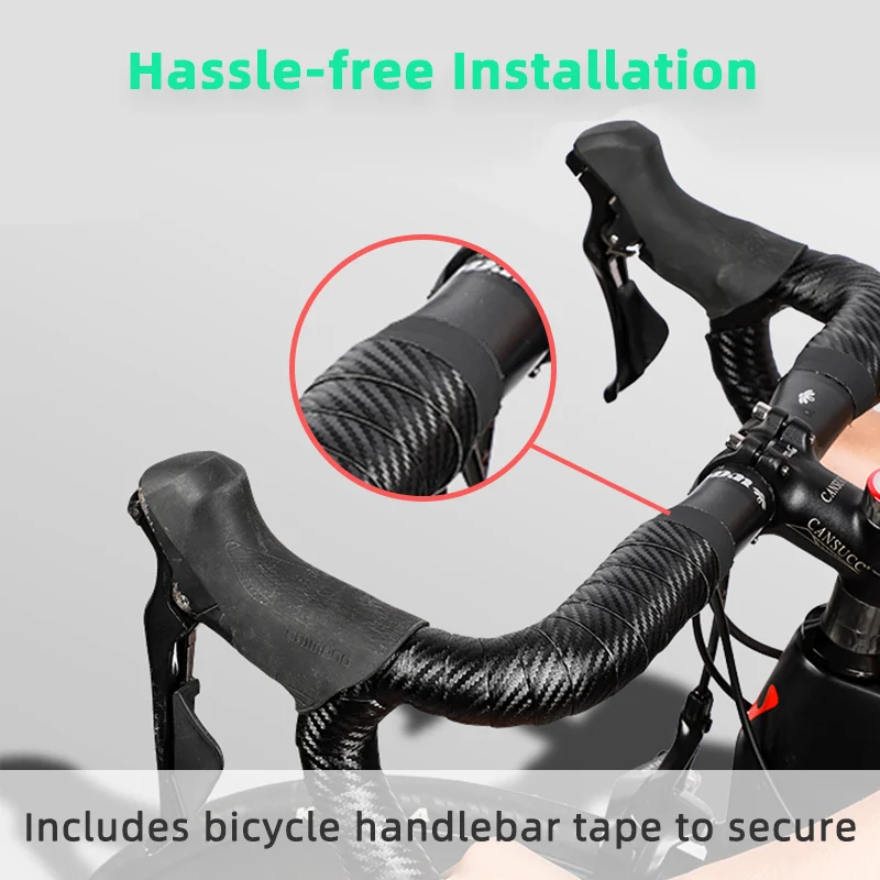 Road Bike Handlebar Tape Breathable Anti-slip,Bicycle Handlebar Tape PU+EVA Tapes Cycling Handle Bar Tape