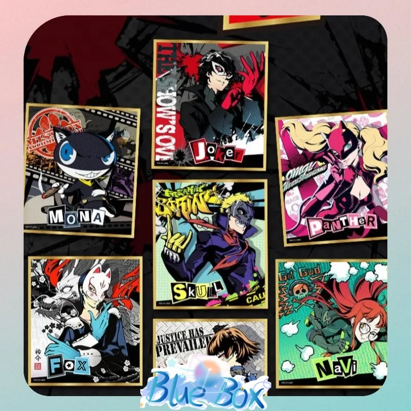 

Genuine Kayou Persona 5 Royal Phantom Color Paper Blind Box Game Collectible Card Art Board Decor Birthday Present In Stock