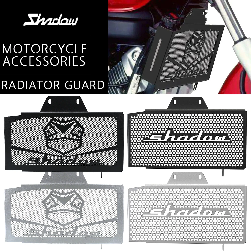 

Motorcycle Accessories For Honda VT 125 Shadow VT125 1999 - 2007 2006 Radiator Grill Guard Cover Protector Water Tank Protection