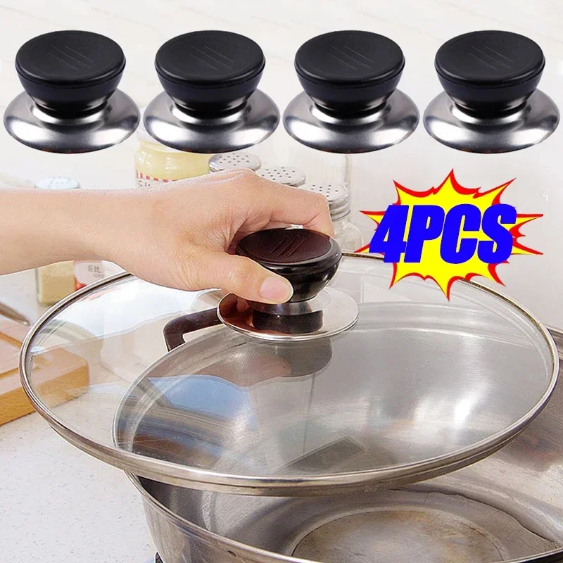 

4/1Pcs Pan Pot Lid Handle Universal Cookware Parts Pan Hand Grip Cover Replacement Pot Caps Lid Knob Handle Kitchen Accessories